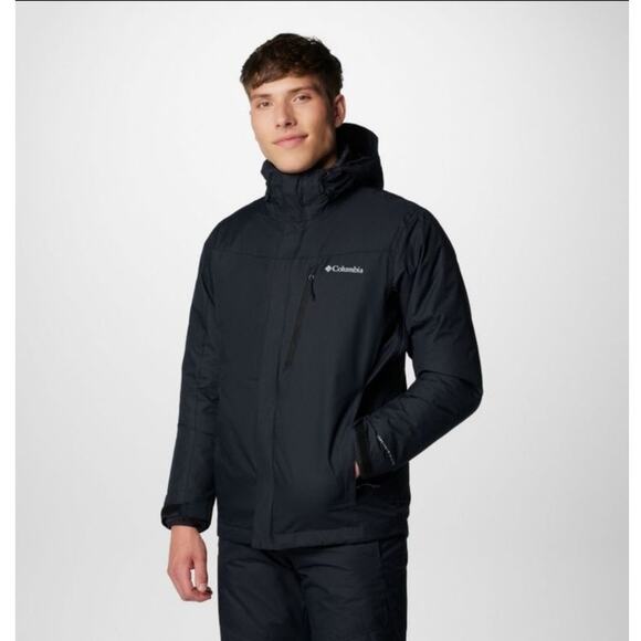 Columbia Omni-Heat Interchange 3-in-1 Jacket Black Size Large Removable Liner - Picture 1 of 16